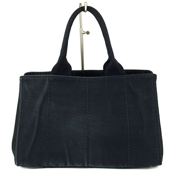 Prada Canapa Tote Bag Canvas Black - Picture 3 of 6